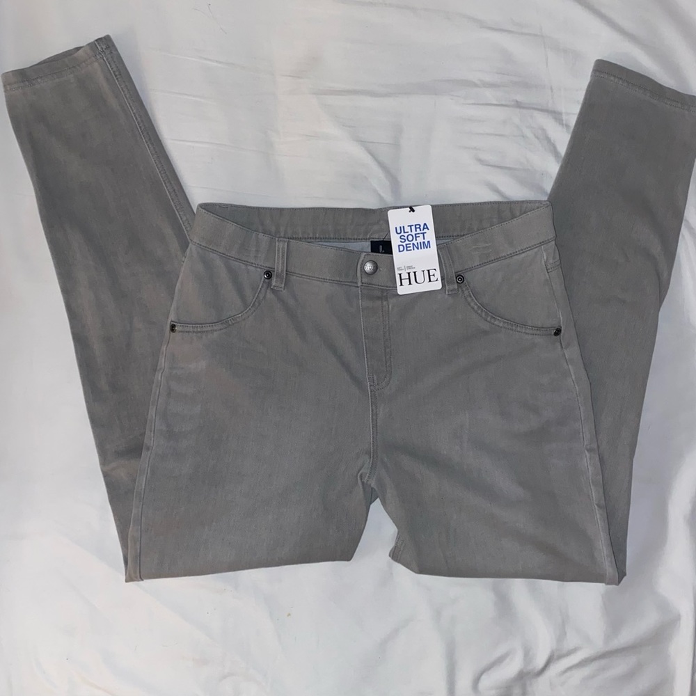 HUE Ultra Soft High Waist Denim Leggings